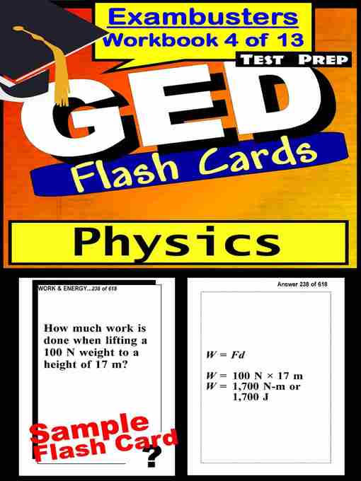 Title details for GED Test Physics—Exambusters Flashcards—Workbook 4 of 13 by GED Exambusters - Available